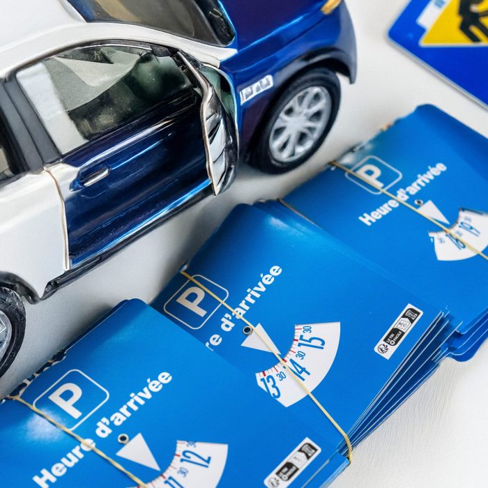 Disque de stationnement personnalisable